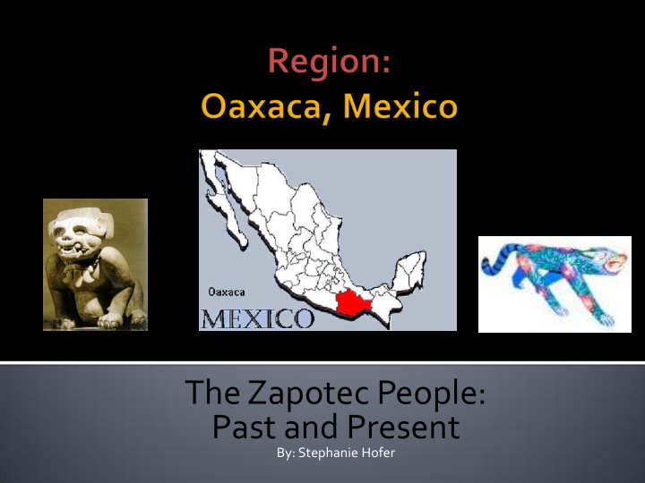 the zapotec people
