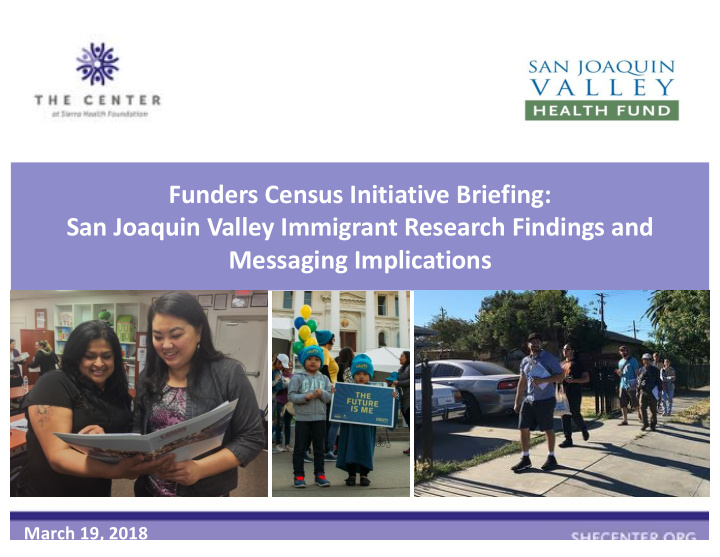 funders census initiative briefing san joaquin valley