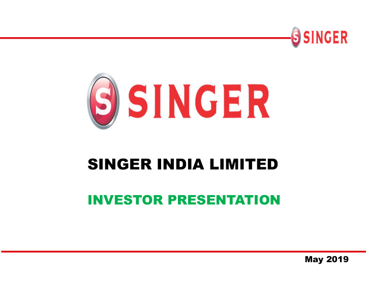 singer india limited