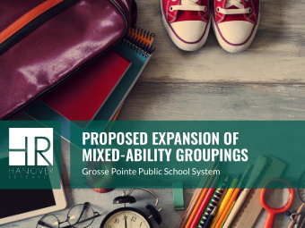PROPOSED EXPANSION OF  MIXED-ABILITY GROUPINGS  Grosse Pointe Public School System  INTRODUCTION