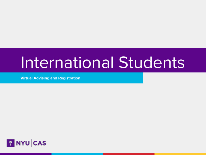 international students academic advising