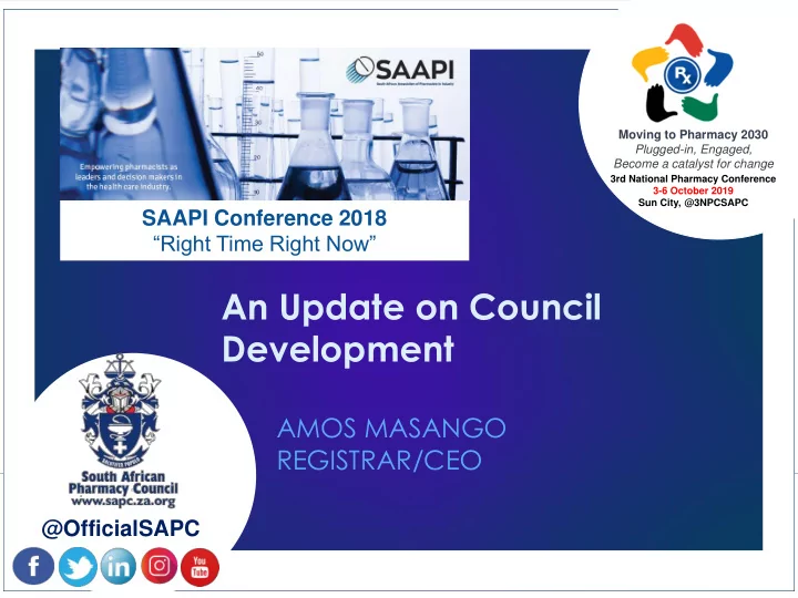 an update on council development