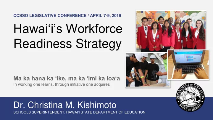 hawai i s workforce