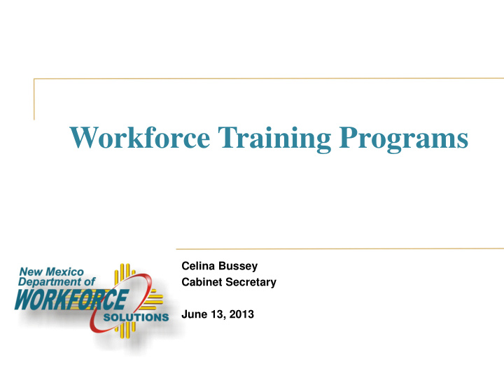 workforce training programs