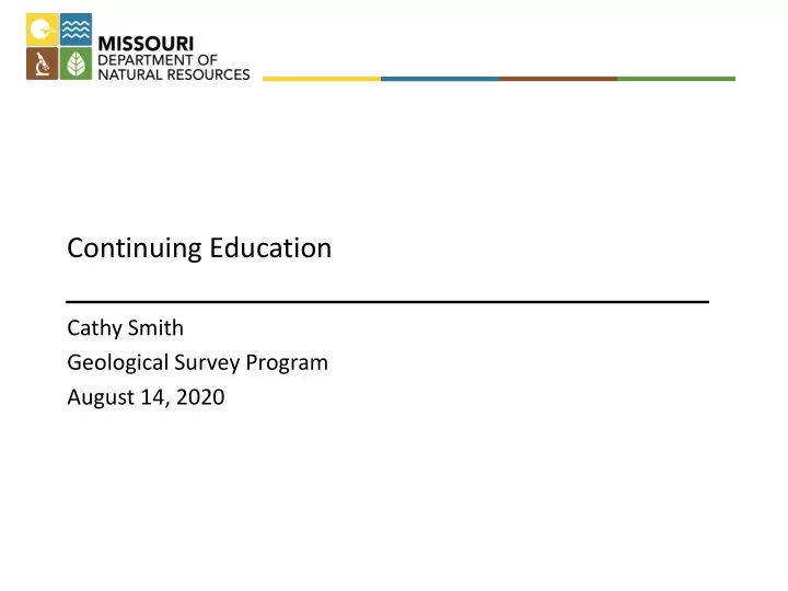 continuing education