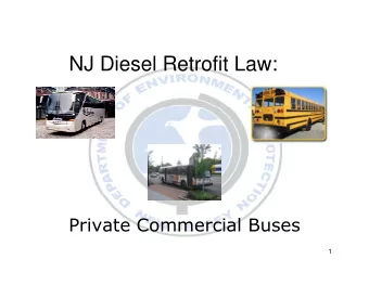 NJ Diesel Retrofit Law: