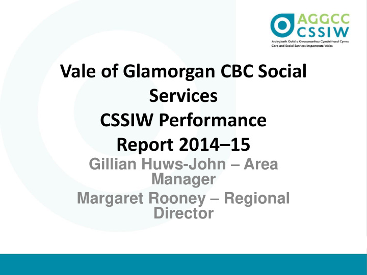 vale of glamorgan cbc social