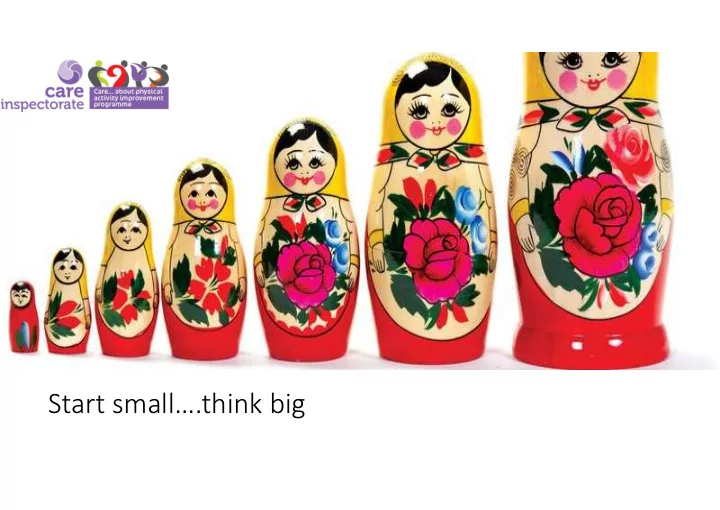 start small think big movement break social media