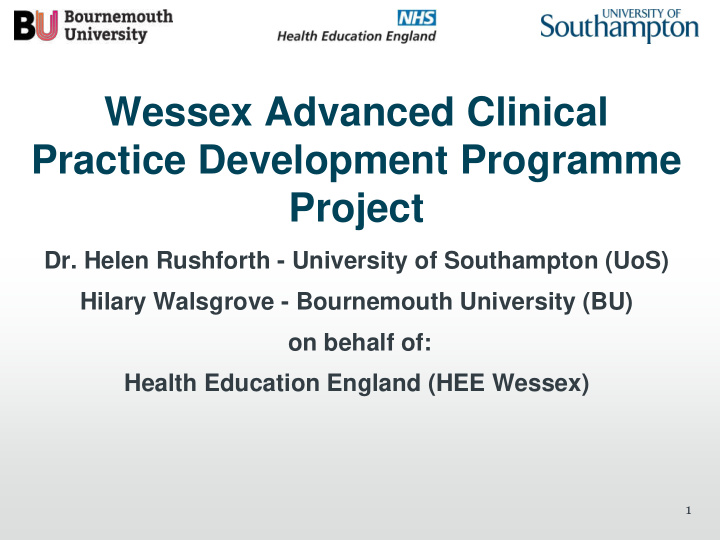 wessex advanced clinical