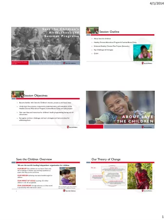 A BO UT  SAV E  Recognize common challenges and learn strategies and best practices for