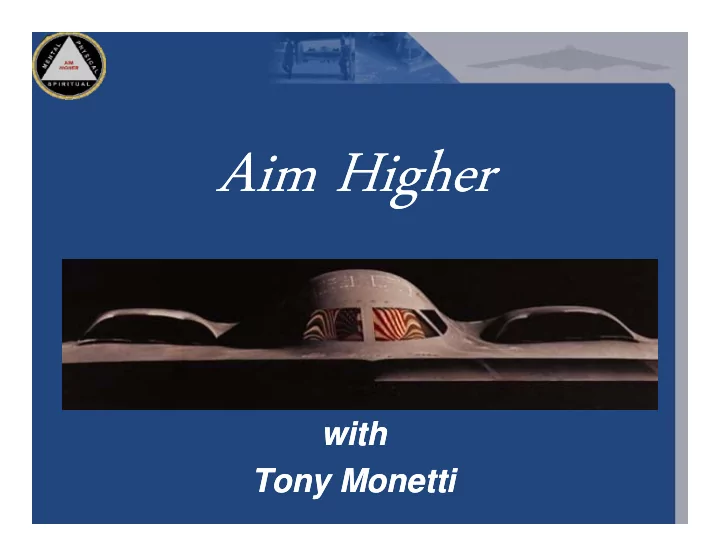 aim higher aim higher