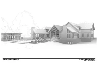 ZONING BOARD OF APPEALS  ZONING BOARD OF APPEALS  DIXON-SCHWABL RESIDENCE  DIXON-SCHWABL RESIDENCE