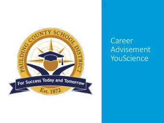 YouScience  15.4%  Unemployment Rates by County  Source: Georgia Department of Labor; State average