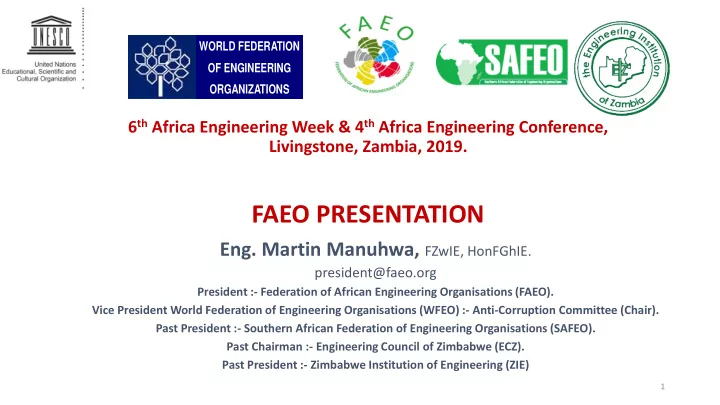 faeo presentation