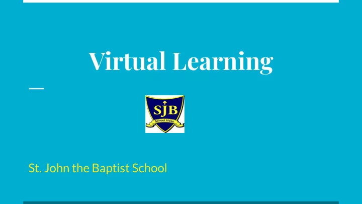 virtual learning