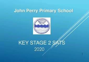 KEY STAGE 2 SATS  2020  1  What are SATs?  SATs are Statutory Assessment Tests  that measures