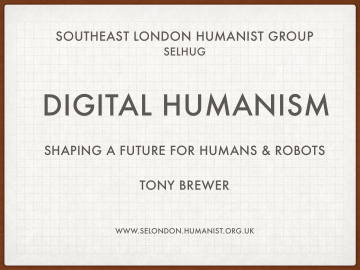 digital humanism