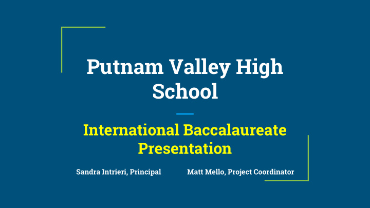 putnam valley high school