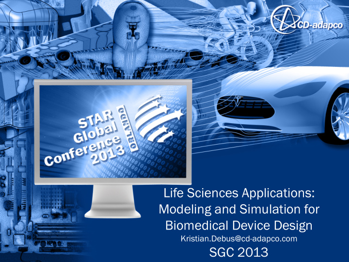 life sciences applications modeling and simulation for