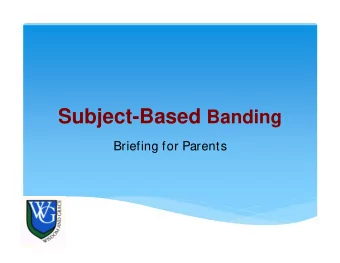 Previous System (before 2008)  Students who did not perform well in Primary  4 examinations