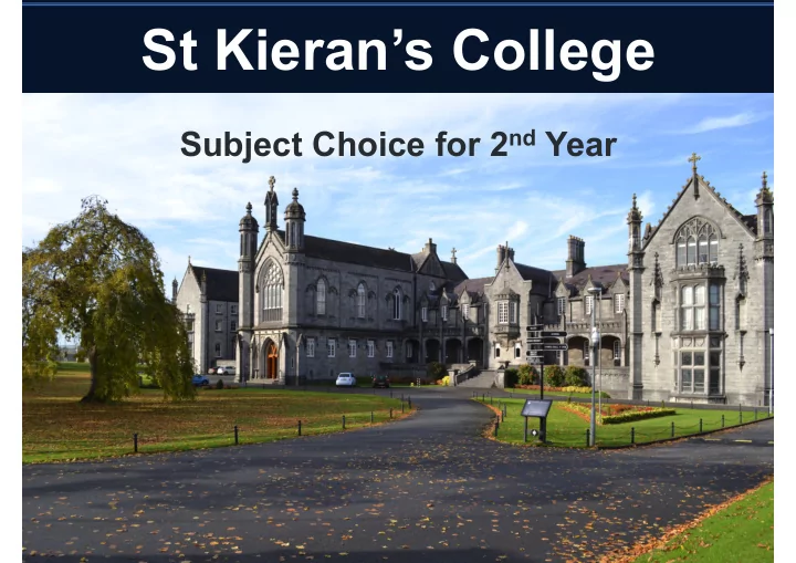 st kieran s college