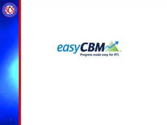 1   easyCBM :  Skills-Based  Baseline/Progress    Monitoring  Tool