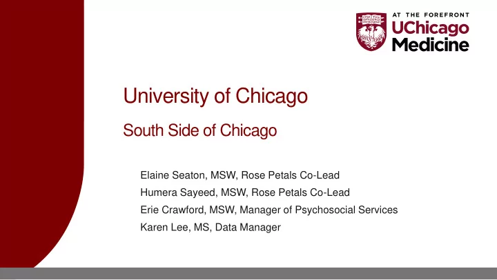 university of chicago