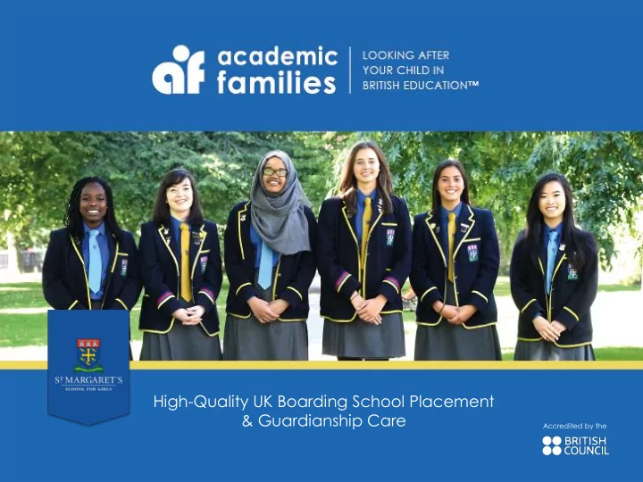 high quality uk boarding school placement guardianship