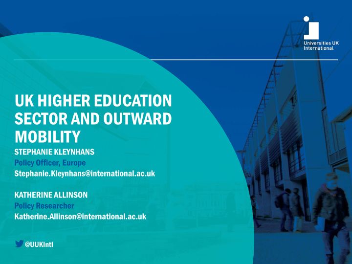 uk higher education sector and outward mobility