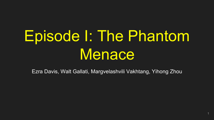 episode i the phantom menace