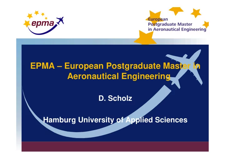 epma european postgraduate master in aeronautical