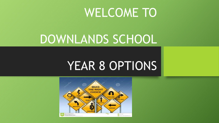 downlands school year 8 options downlands delivers