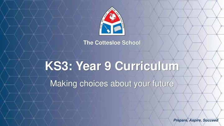 ks3 year 9 curriculum