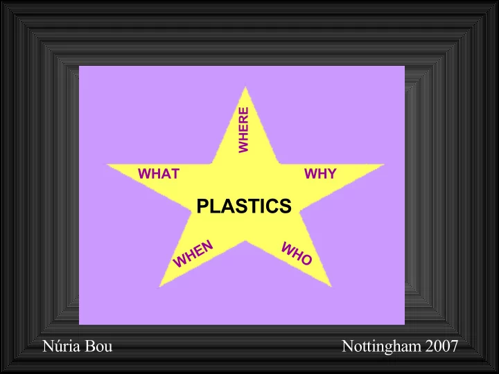 plastics