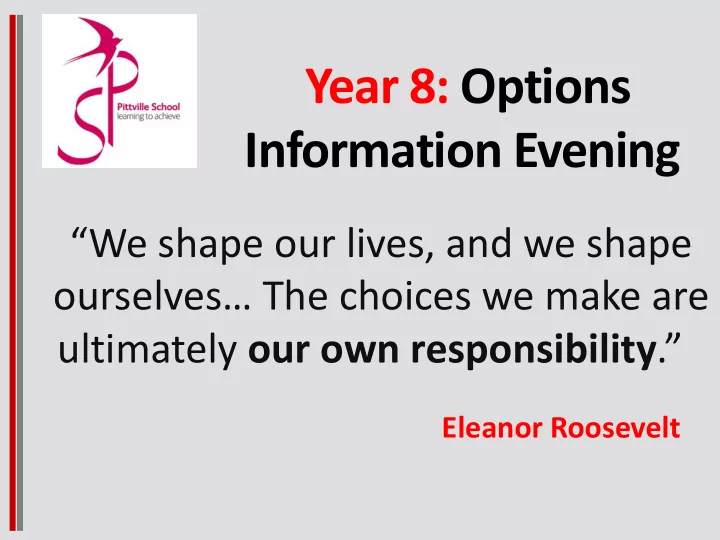 information evening