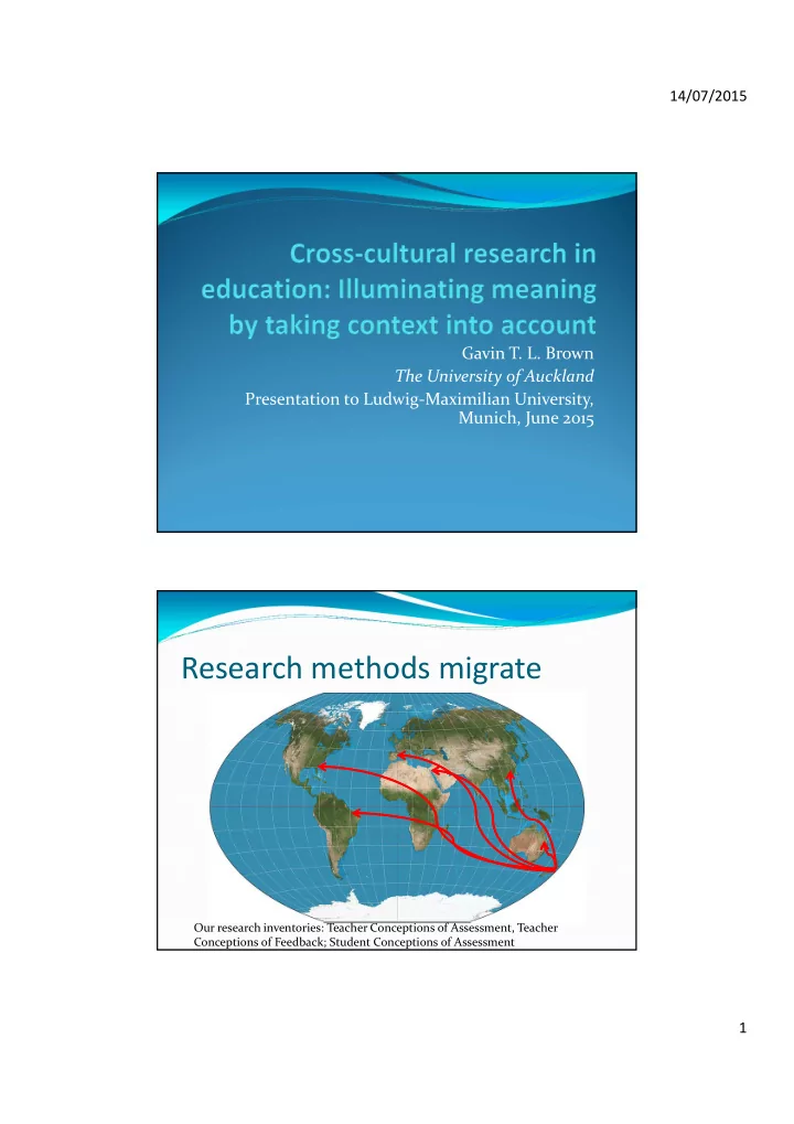 research methods migrate