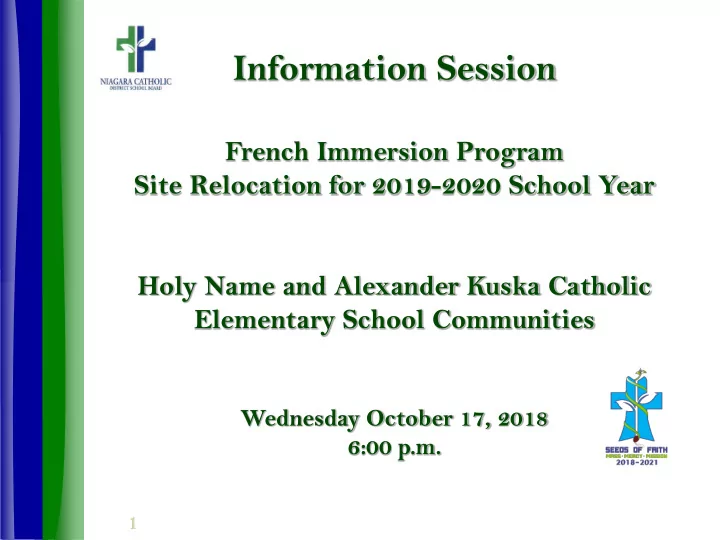 information session