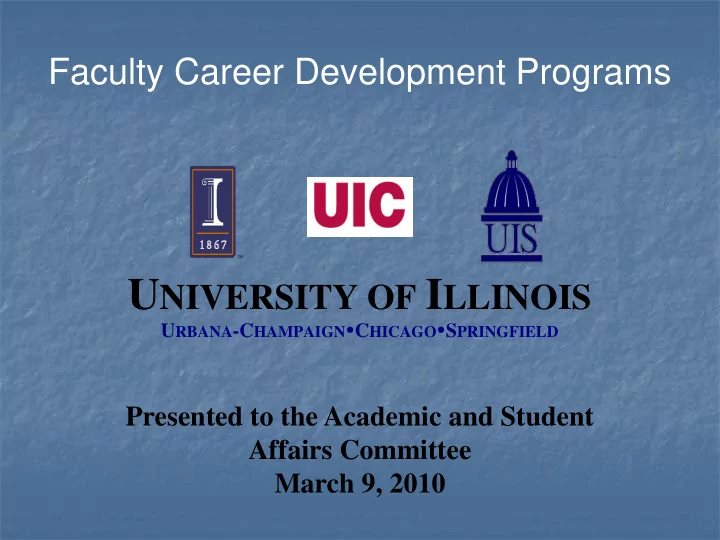 u niversity of i llinois