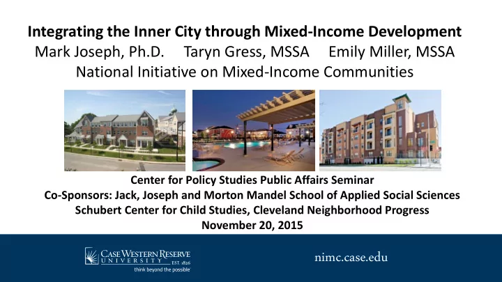 nimc case edu presentation outline