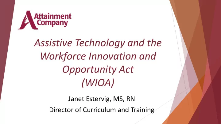 assistive technology and the