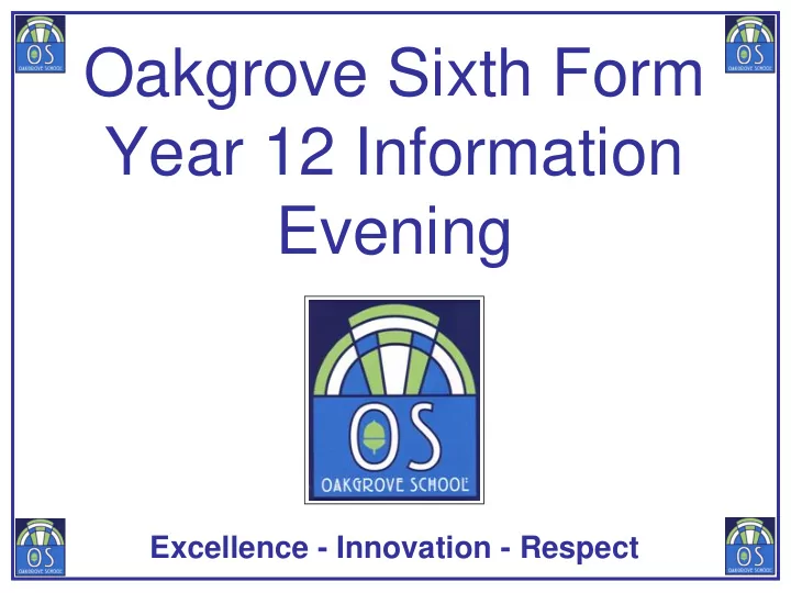 year 12 information evening