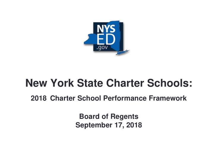 new york state charter schools