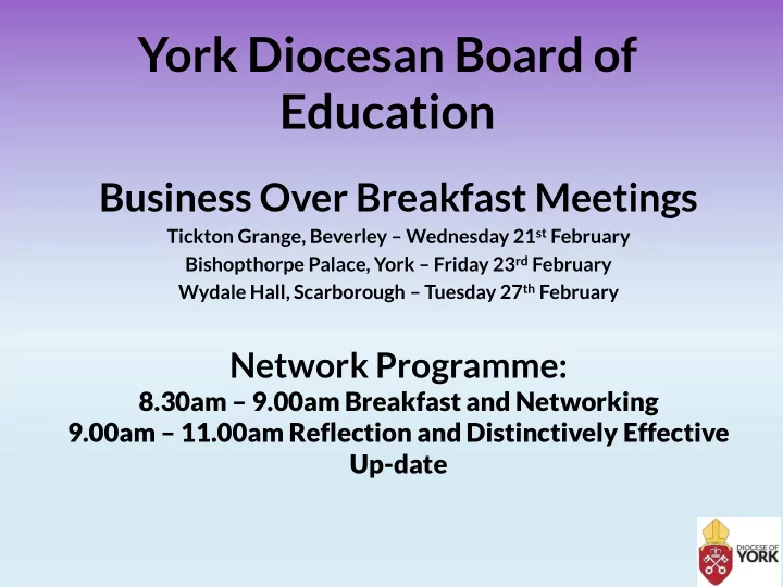 york diocesan board of education