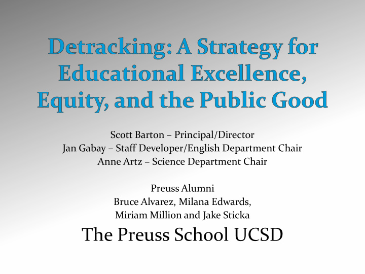 the preuss school ucsd educational challenges and a