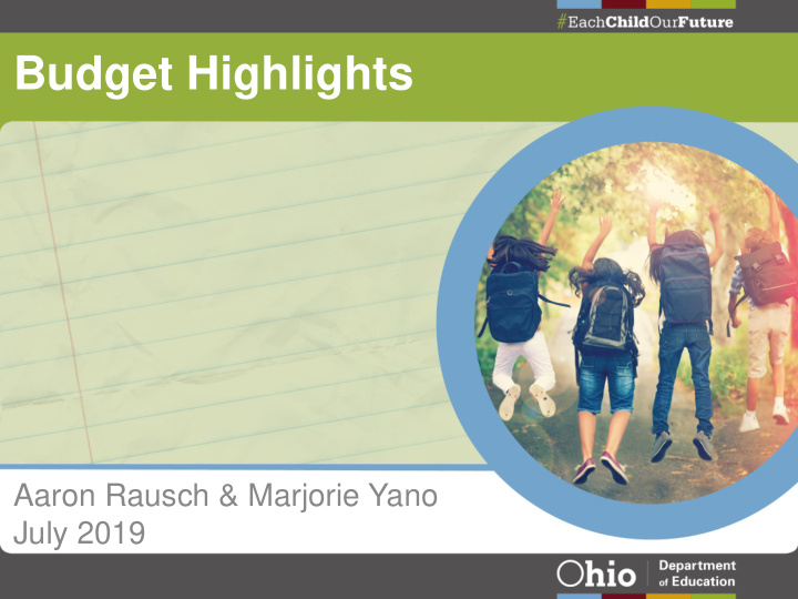 budget highlights