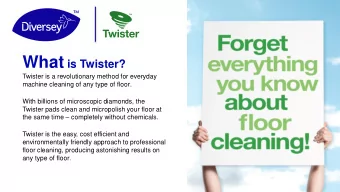 Pad Overview  Twister pads are currently available in a  number of colours  Each colour