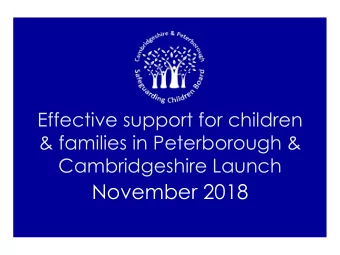 November 2018  Welcome and Introductions  HOUSE KEEPING  Mobile phones to silent  No scheduled fire