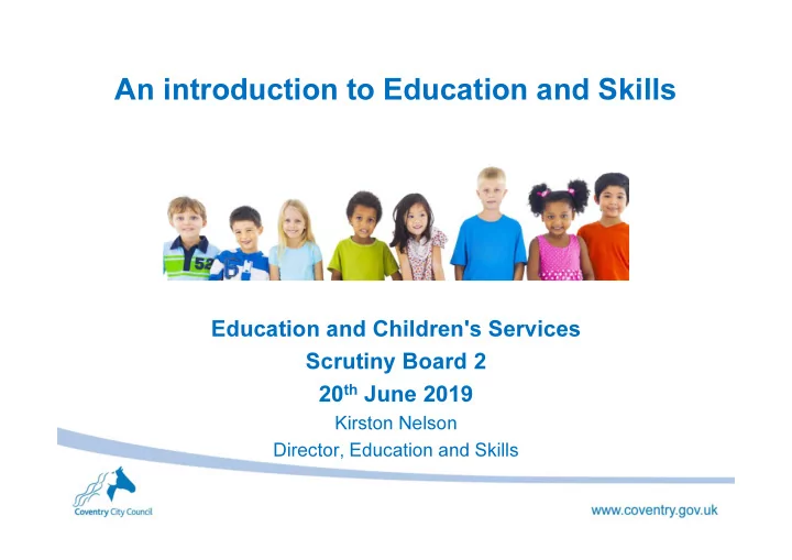 an introduction to education and skills