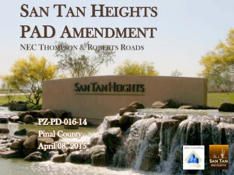 HTS  IGHT  PA  PAD A A MENDME NT  DMENT NEC T HOMPSON &amp; R OBERTS R OADS  Background  2000:  PAD