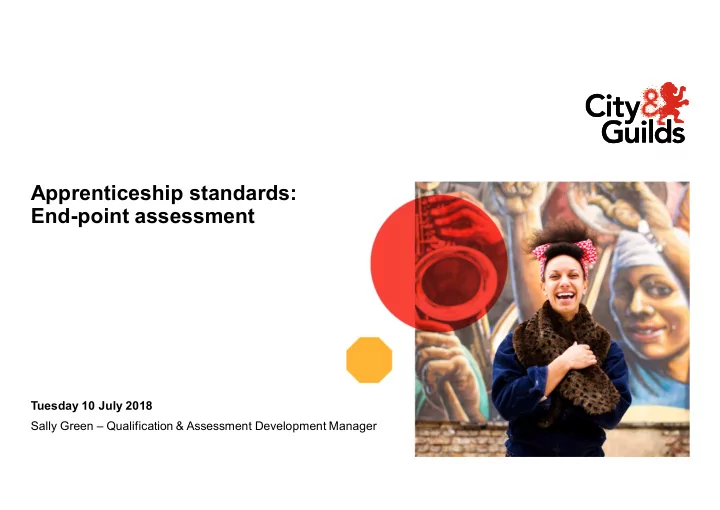apprenticeship standards end point assessment